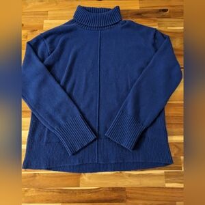 Nordstrom royal blue turtleneck sweater